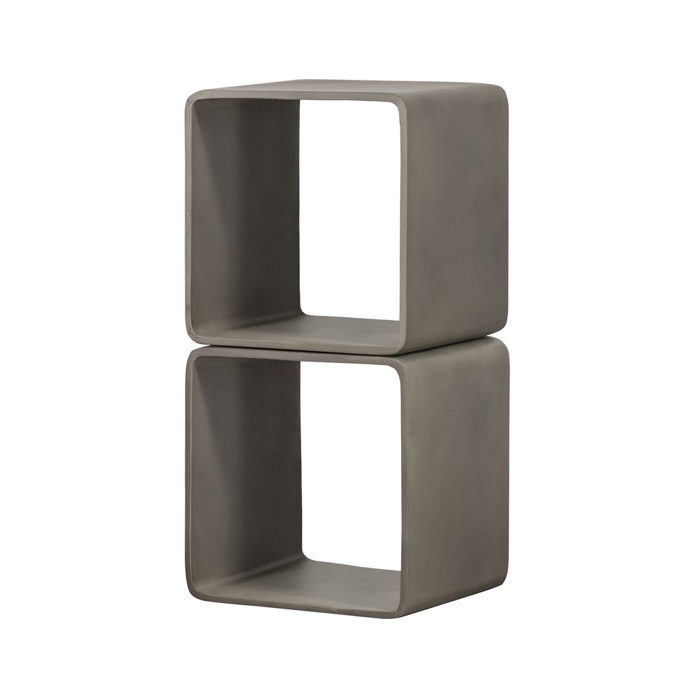 Modrest Pickens Grey Concrete Cube Shelf | VIG Furniture