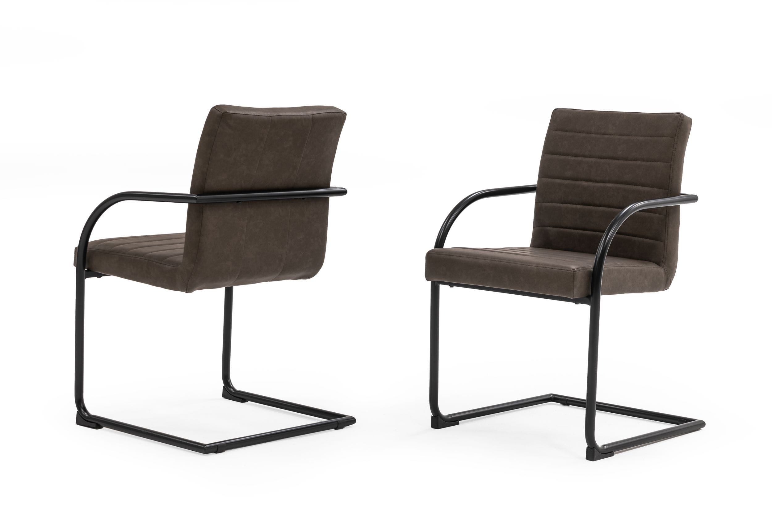 Modrest Ivey Brown Dining Chair Set of 2 | VIG Furniture