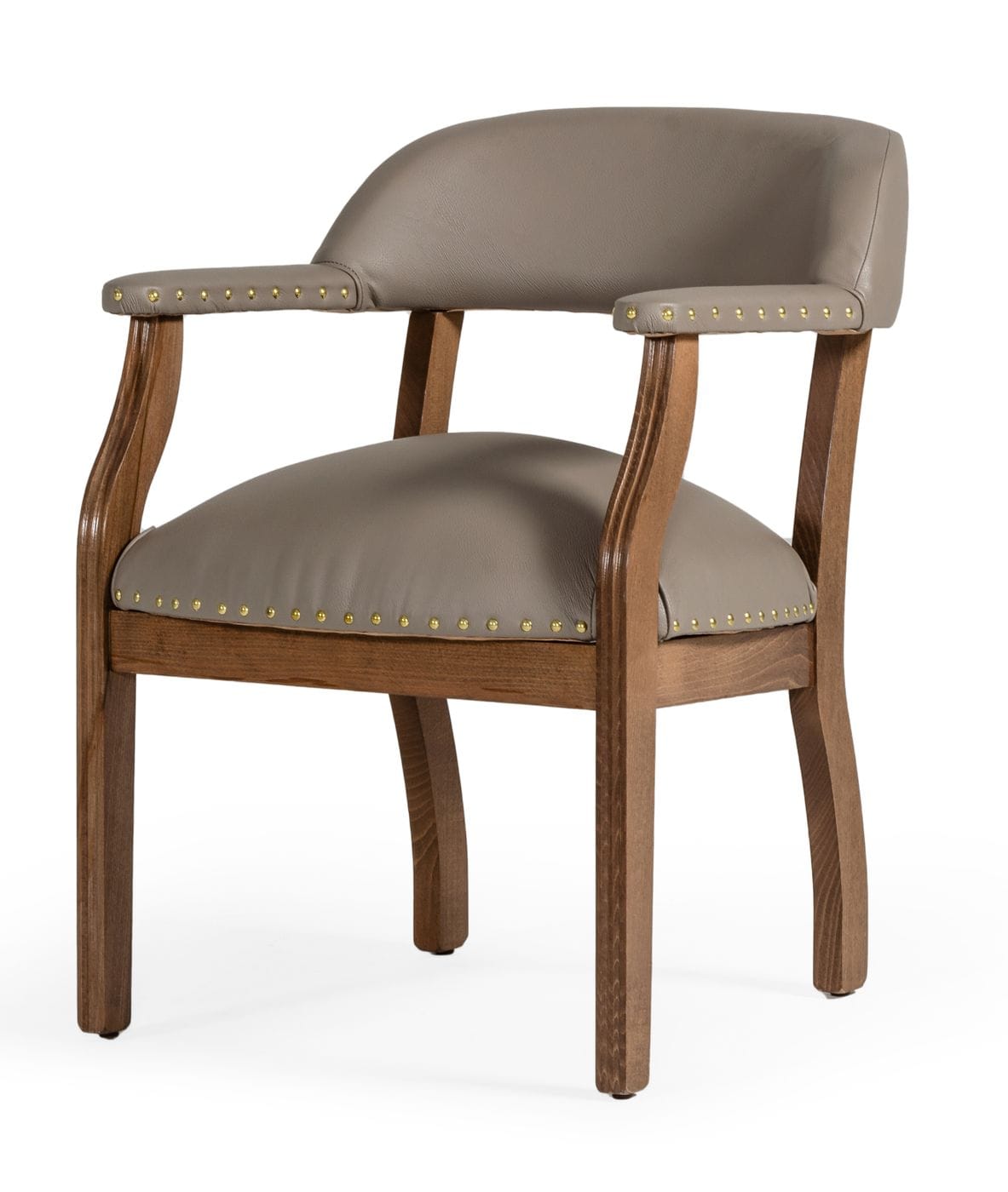 Modrest Canosa Taupe Faux Leather Dining Chair | VIG Furniture