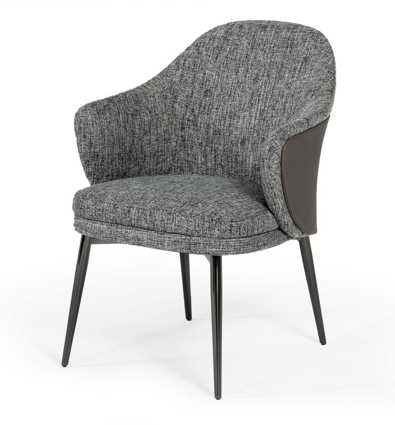 Modrest Cora Grey Fabric Leatherette Dining Chair | VIG Furniture