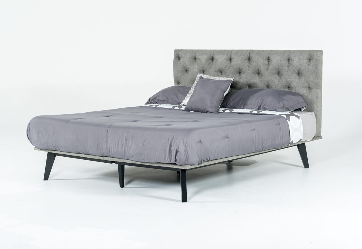 Modrest Gibson Grey Fabric Bed | VIG Furniture