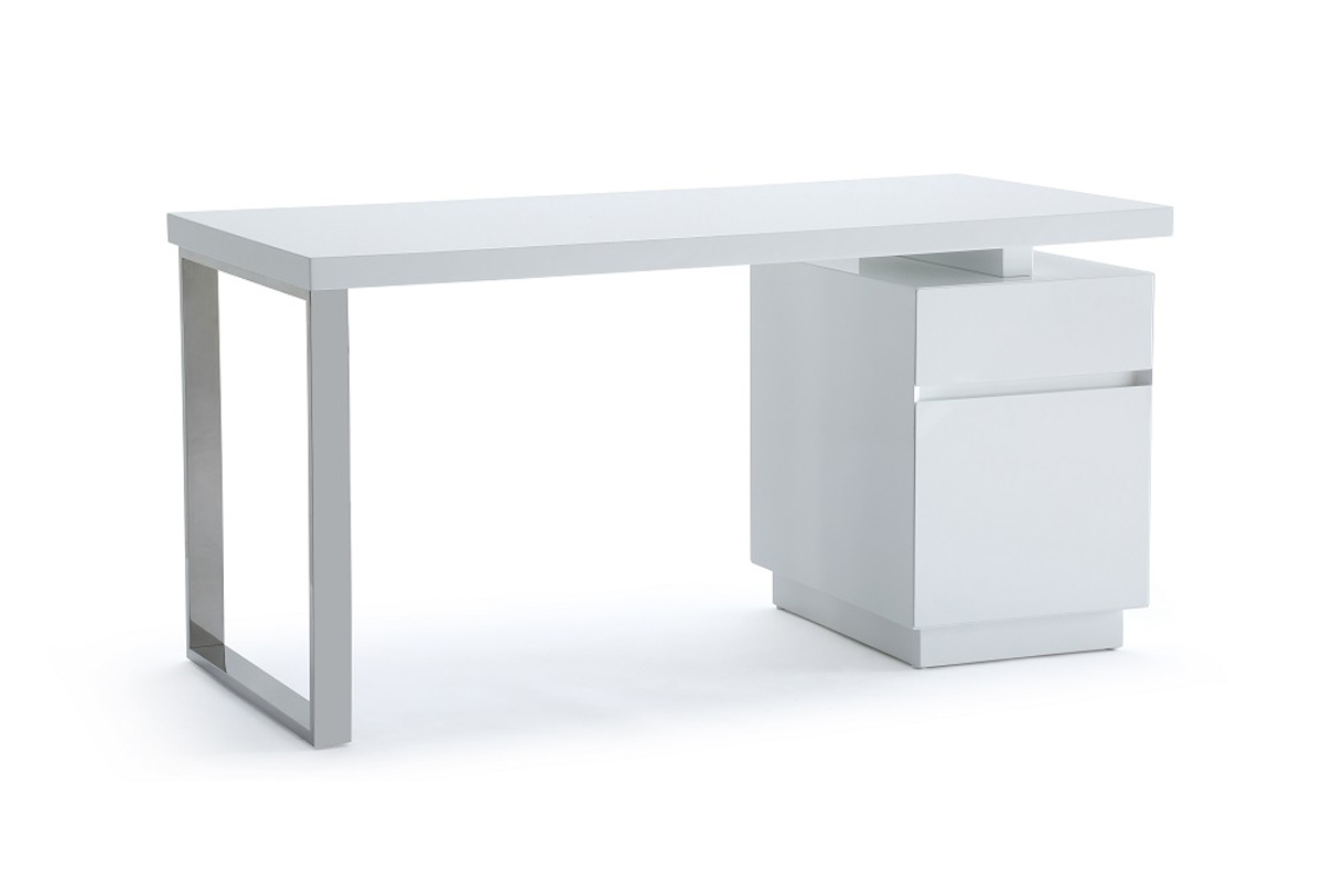 Modrest Carson White Desk | VIG Furniture