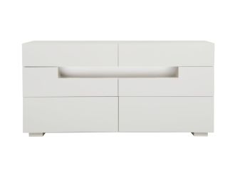 Modrest Ceres - Contemporary LED White Gloss Dresser