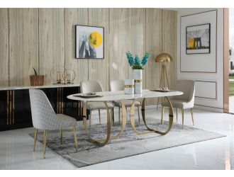Modrest Echo - Modern Marble Dining Table