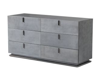 Modrest Buckley - Modern Grey Crackle Dresser