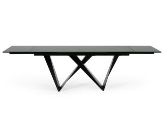 Modrest Fritz - Modern Black Extendable Ceramic Dining Table
