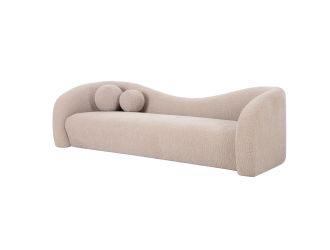 Divani Casa Calico - Contemporary Beige Fabric 4-Seat Sofa