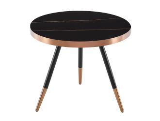 Modrest Cayson - Modern Black Ceramic Small Coffee Table