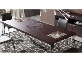 Daytona Modern Brown Oak Rectangle Dining Table