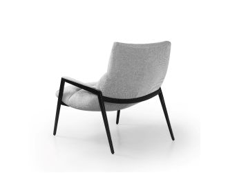 Modrest - Modern Homer Accent Grey Fabric Chair