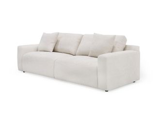 Divani Casa Gloria - Modern White Fabric Sofa