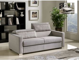 Divani Casa Norfolk Modern Grey Fabric Sofa Bed 
