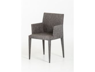 Modrest Medford Mid-Century Grey Fabric Dining Chair