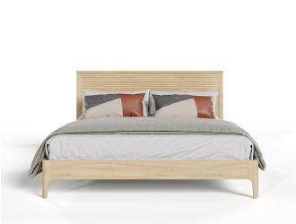 Modrest Seattle - Modern Natural Oak Bed