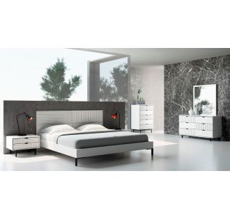 Nova Domus Valencia Contemporary White Bedroom Set