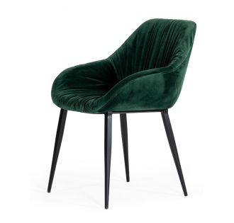 Modrest Katrina - Modern Green Fabric Dining Chair