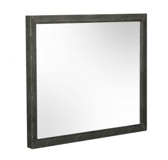 Modrest Howard - Modern Shagreen Grey Leatherette Mirror