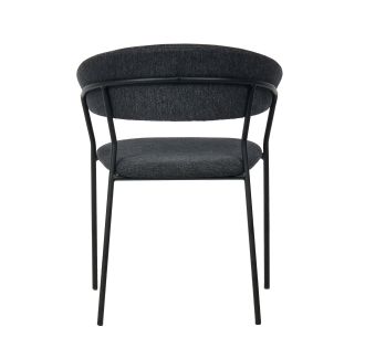 Modrest Marlynn - Modern Dark Grey Dining Chair Set of 2