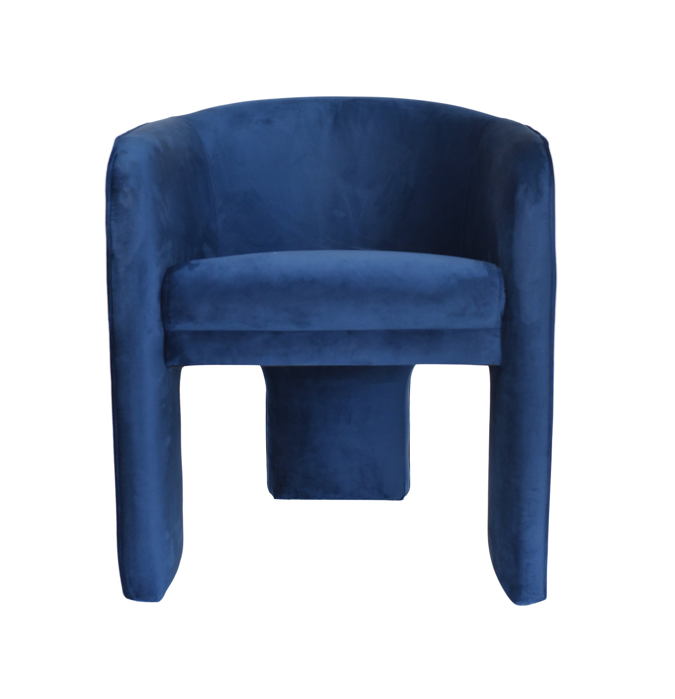 Modrest Kyle Blue Velvet Accent Chair | VIG Furniture