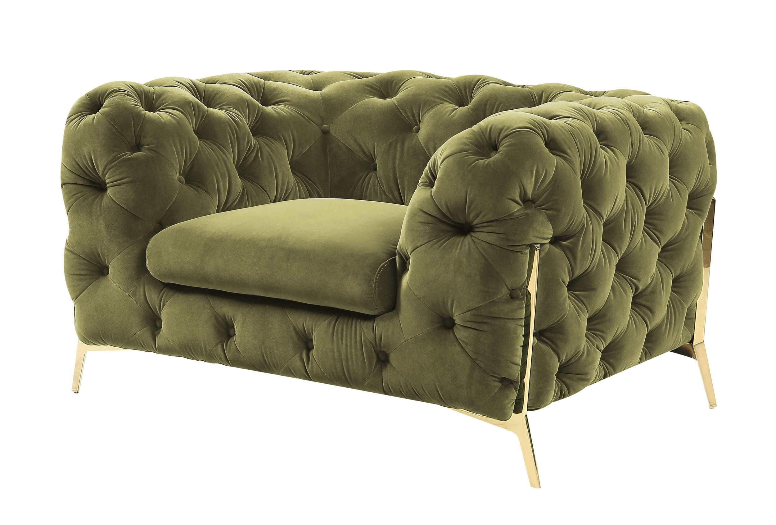 Divani Casa Sheila Green Fabric Chair | VIG Furniture